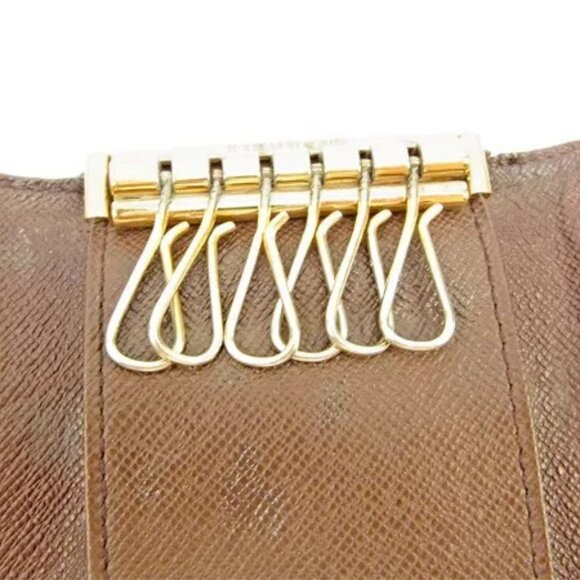 Louis Vuitton Key holder Key case Damier Brown Woman unisex Authentic Used - Picture 10 of 13